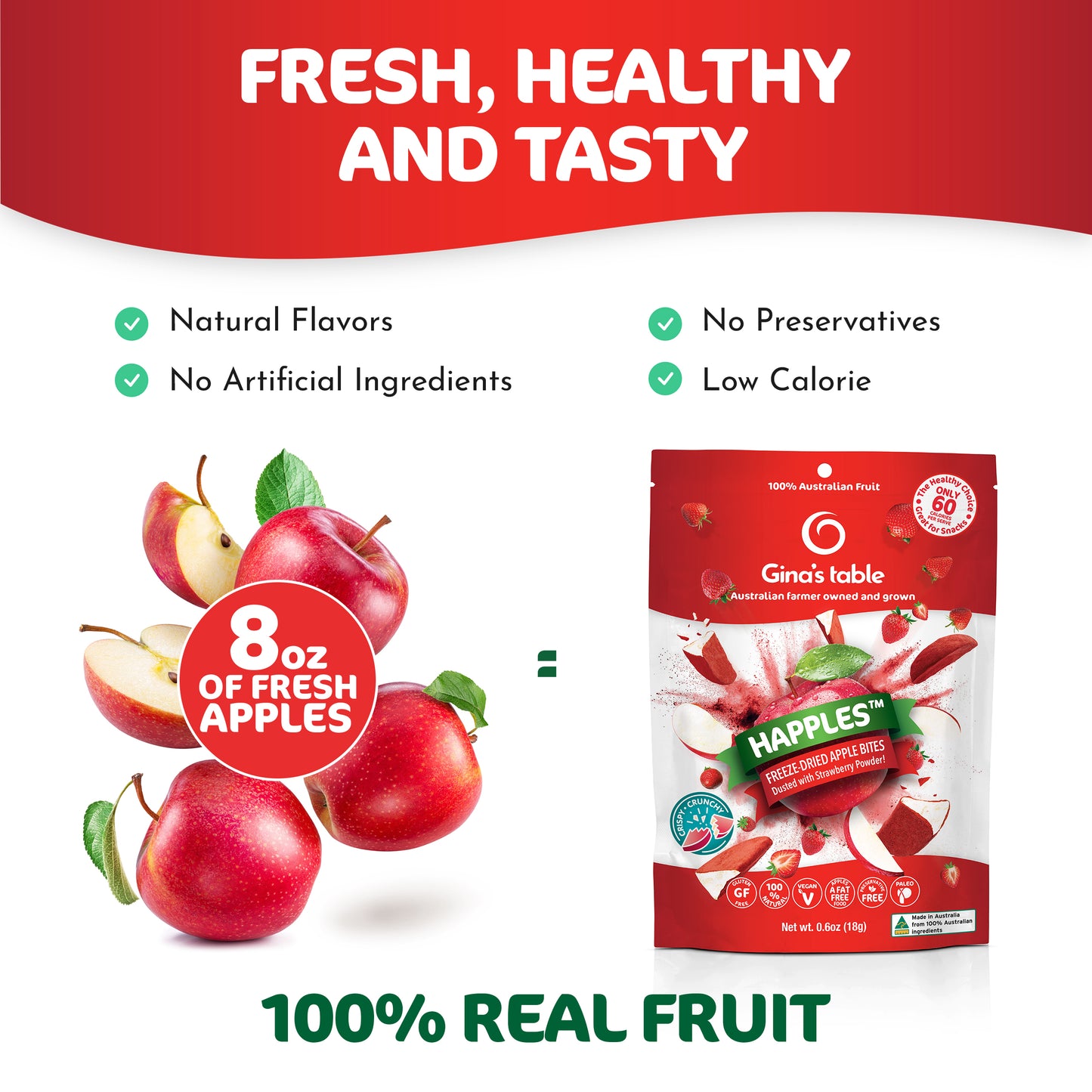 Apple & Strawberry Happles 10-Pack