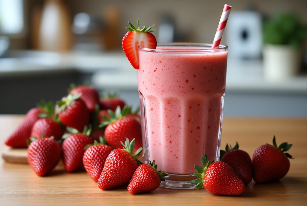 How To Make a Strawberry Smoothie: Step-by-Step