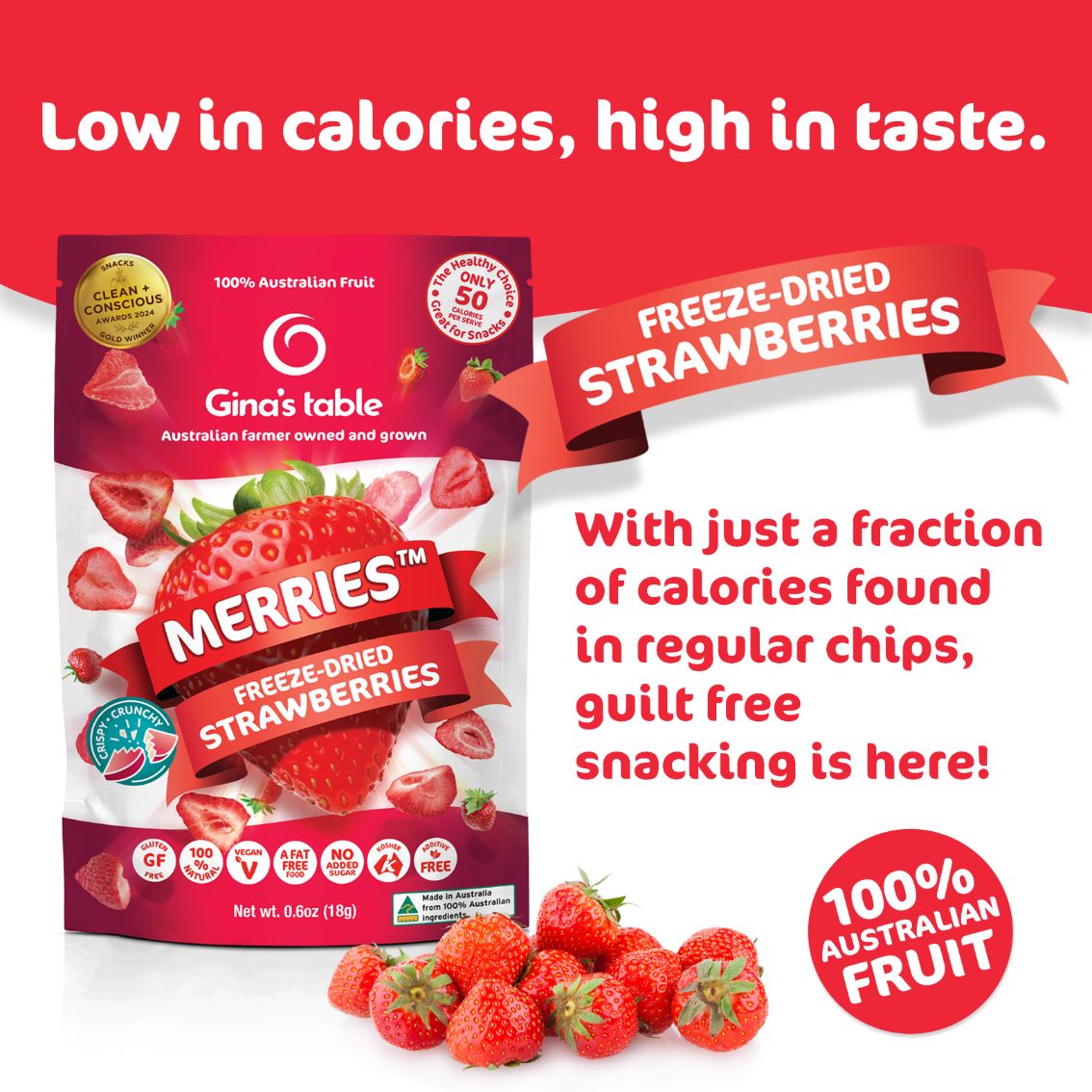 Freeze Dried Strawberries