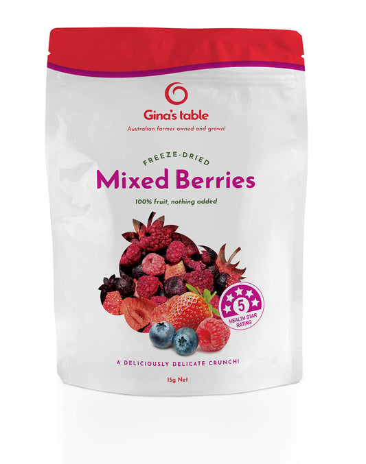 Freeze Dried Mixed Berries (Whole)