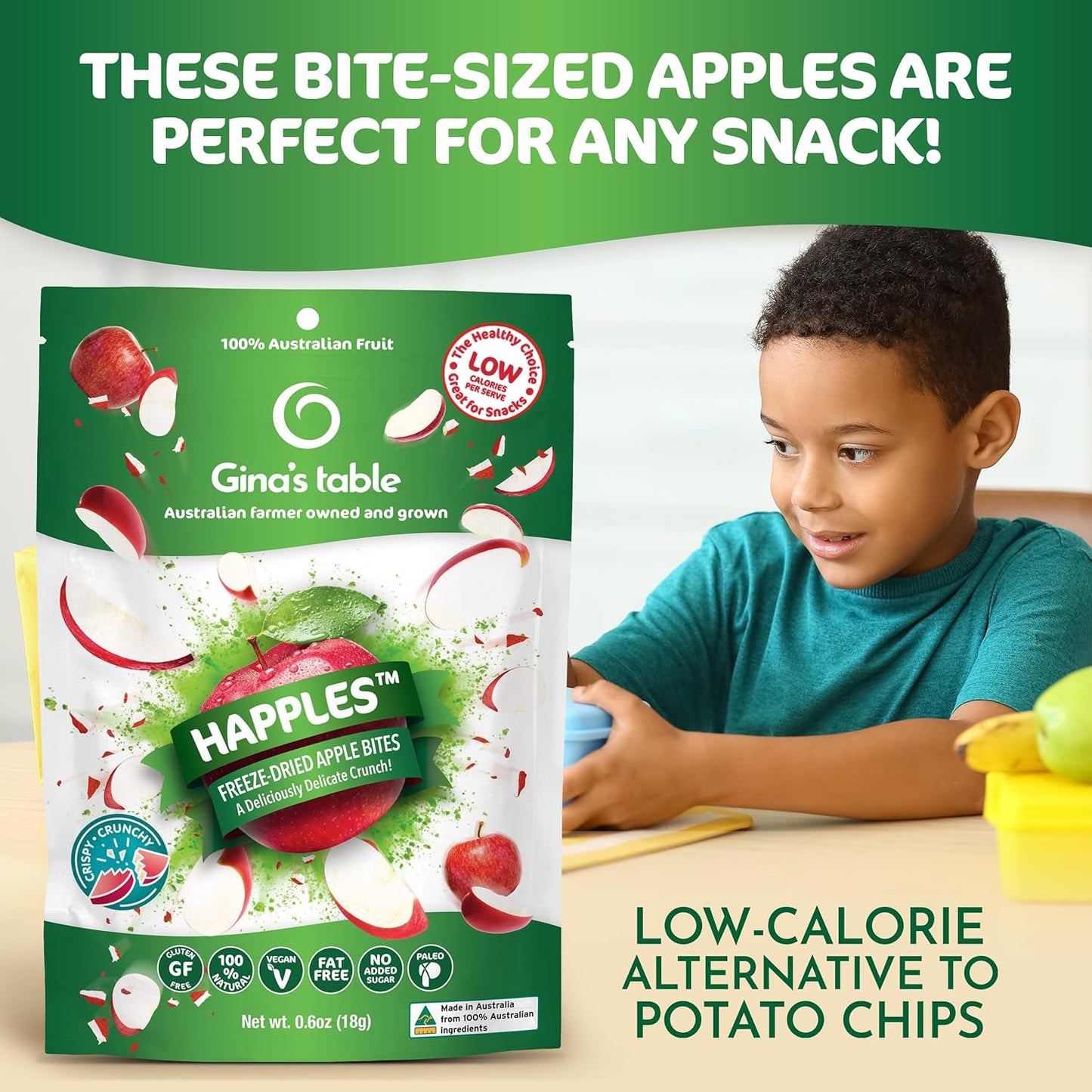 Freeze-Dried Apple Bites