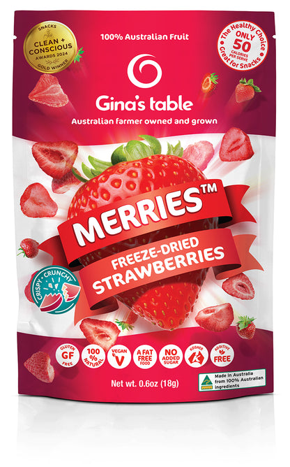 Freeze Dried Strawberries - 10 pack